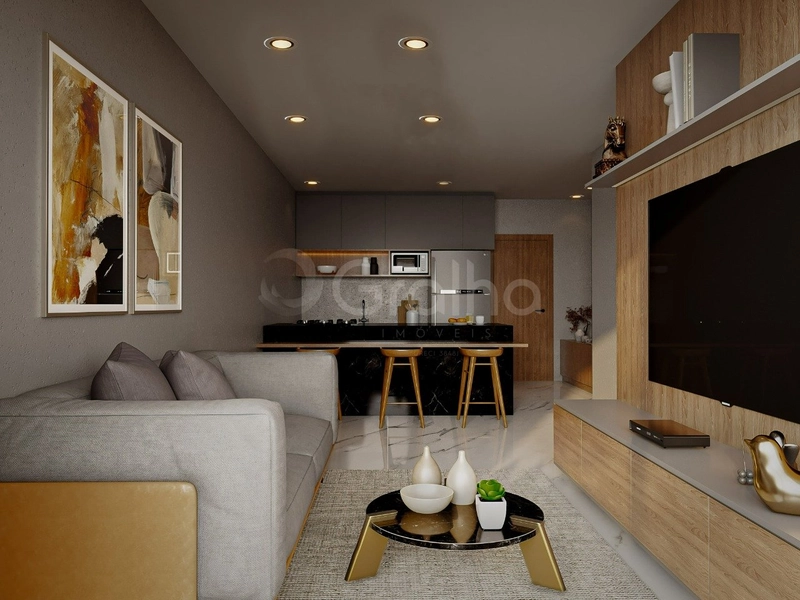 Apartamento  de 62m² com 1 quarto em Canasvieiras: 2ª foto da galeria de imagens do imóvel