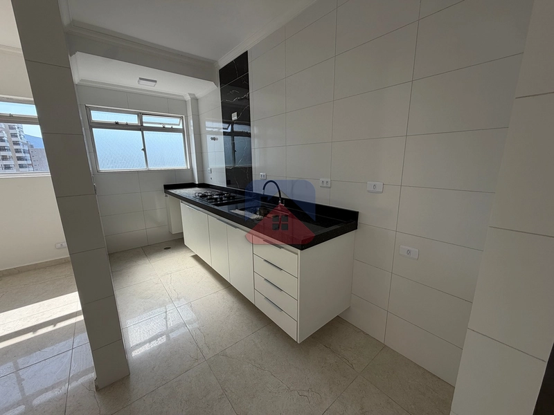 APARTAMENTO VISTA MAR COM 1 DORMITORIO NA MIRIM EM PRAIA GRANDE: 3ª foto da galeria de imagens do imóvel