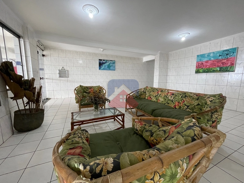 Apartamento com 1 dormitório - mobiliado - com vista mar definitiva- 1 vaga - venda no bairro Vila Caiçara Praia Grande : 25ª foto da galeria de imagens do imóvel