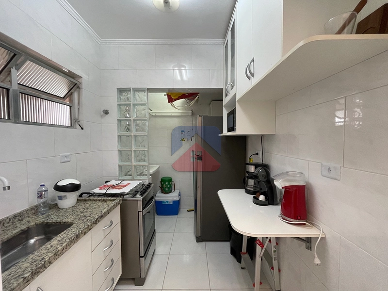 Apartamento com 1 dormitório - mobiliado - com vista mar definitiva- 1 vaga - venda no bairro Vila Caiçara Praia Grande : 7ª foto da galeria de imagens do imóvel