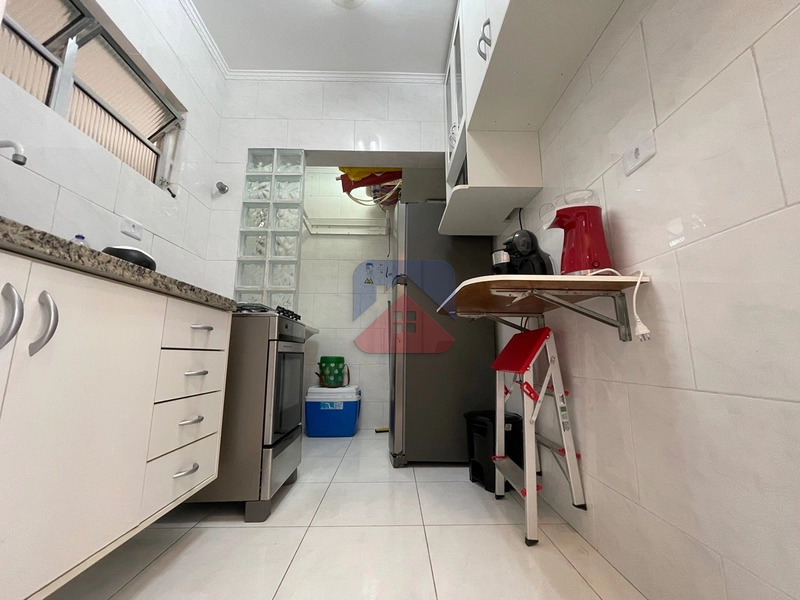 Apartamento com 1 dormitório - mobiliado - com vista mar definitiva- 1 vaga - venda no bairro Vila Caiçara Praia Grande : 9ª foto da galeria de imagens do imóvel