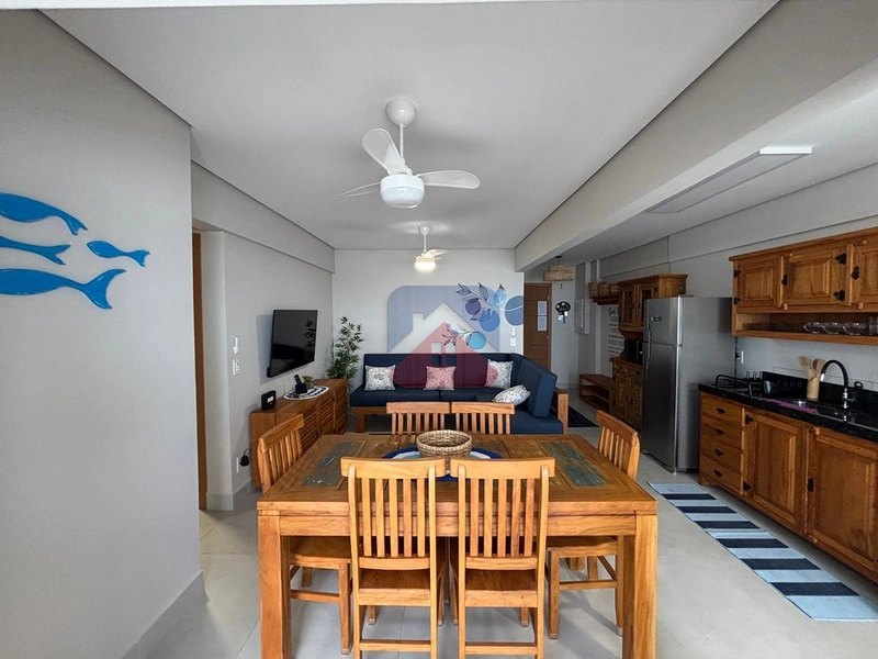 APARTAMENTO 2 DORMITÓRIOS COM VISTA MAR, MOBILIADO E LAZER COMPLETO PARA VENDA: 6ª foto da galeria de imagens do imóvel