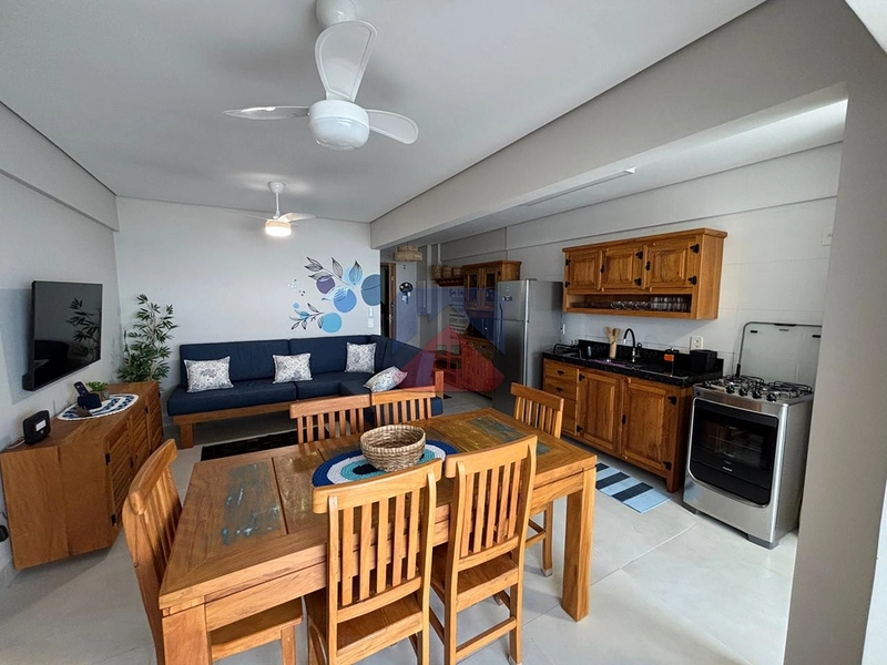 APARTAMENTO 2 DORMITÓRIOS COM VISTA MAR, MOBILIADO E LAZER COMPLETO PARA VENDA: 4ª foto da galeria de imagens do imóvel