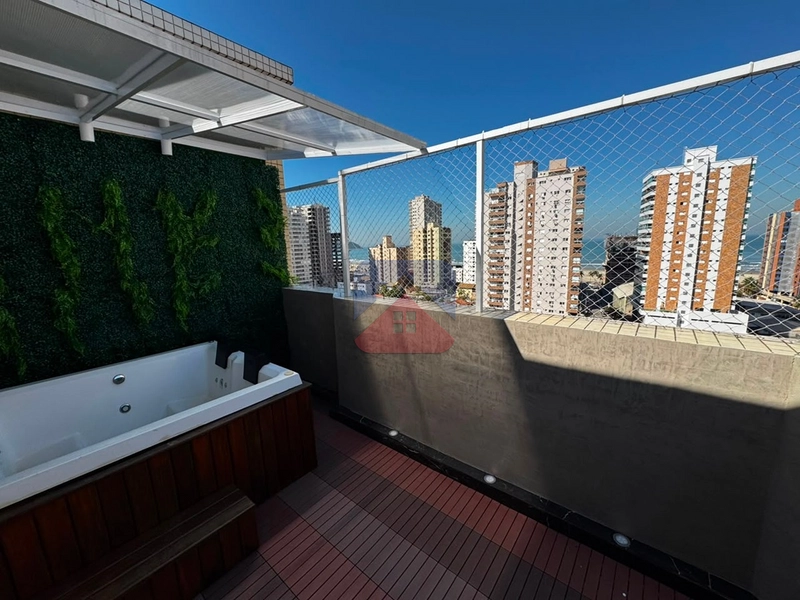 COBERTURA À VENDA NA AVIAÇÃO – PRAIA GRANDE/SP: 3ª foto da galeria de imagens do imóvel