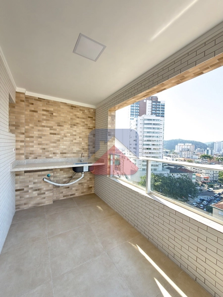 APARTAMENTO 1 DORMITÓRIO COM SACADA GOURMET PARA VENDA NO BOQUEIRÃO – PRAIA GRANDE! : 6ª foto da galeria de imagens do imóvel