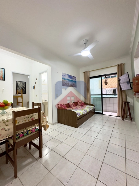 🏡 Apartamento mobiliado para venda na Ocian – Praia Grande/SP: 3ª foto da galeria de imagens do imóvel