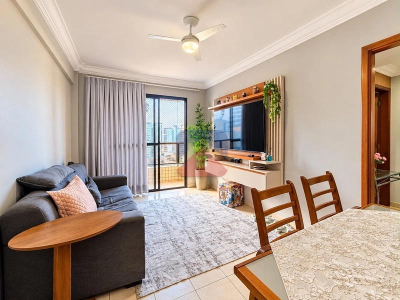 🏡 APARTAMENTO MOBILIADO À VENDA – CENTRO DO CAIÇARA | PRAIA GRANDE: 7ª foto da galeria de imagens do imóvel