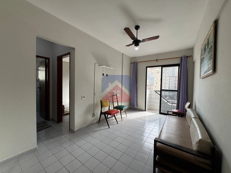 Apartamento 1 dormitorio com 02 sacada com vista mar no Canto do Forte : 2ª foto da galeria de imagens do imóvel