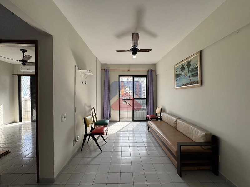 Apartamento 1 dormitorio com 02 sacada com vista mar no Canto do Forte : 4ª foto da galeria de imagens do imóvel