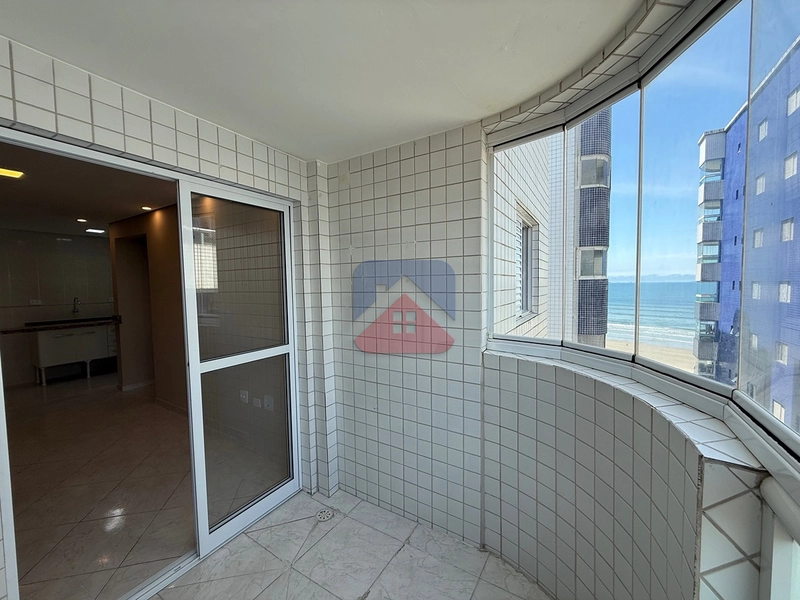 frente mar| churrasqueira na sacada| pisina no terraço| reformado|maracanã|1 dormitorio| com sacada gourmet: 1ª foto da galeria de imagens do imóvel