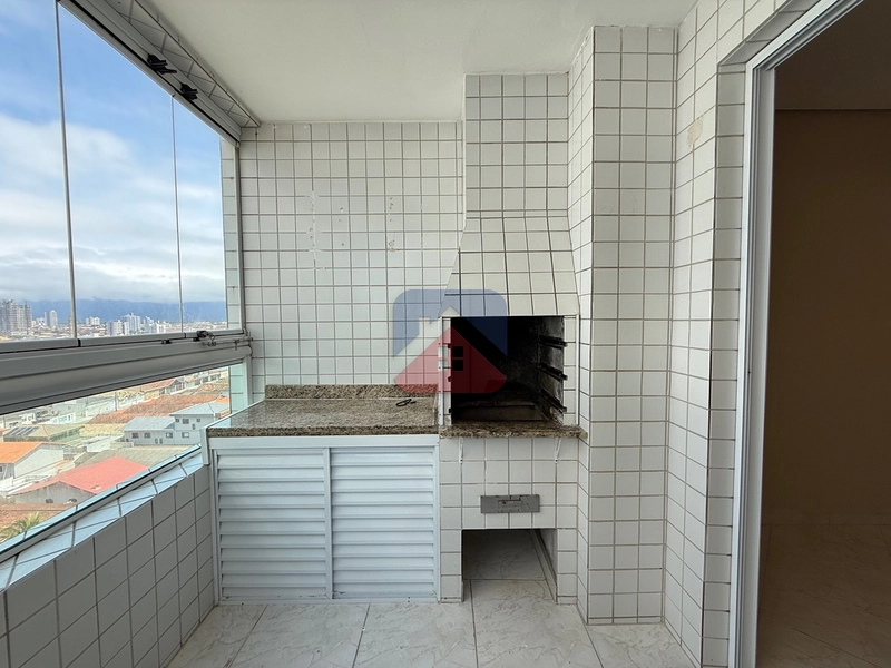 frente mar| churrasqueira na sacada| pisina no terraço| reformado|maracanã|1 dormitorio| com sacada gourmet: 18ª foto da galeria de imagens do imóvel