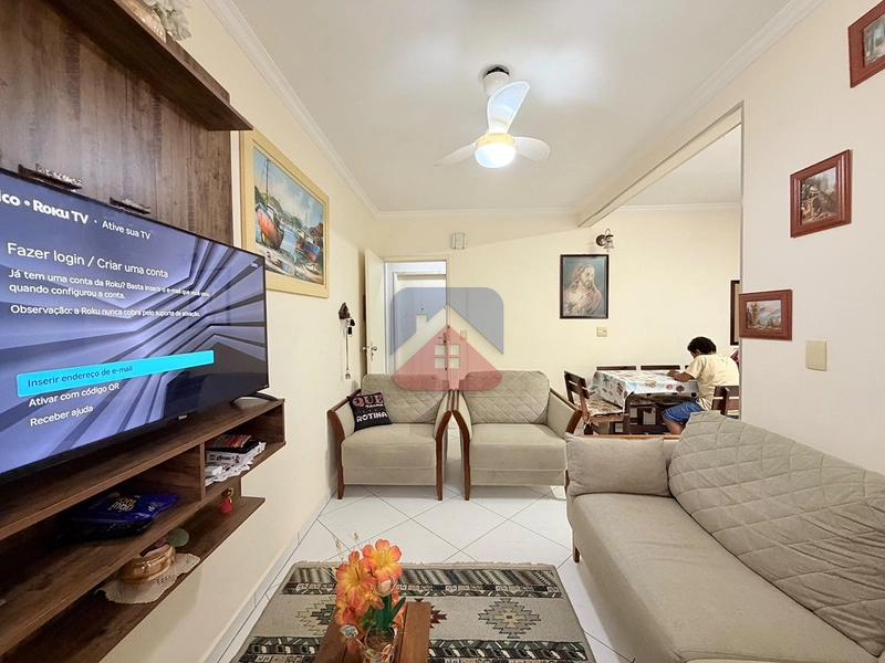 Apartamento 1 Dormitório a 100 metros da Praia – Centro da Vila Caiçara, Praia Grande- venda : 2ª foto da galeria de imagens do imóvel