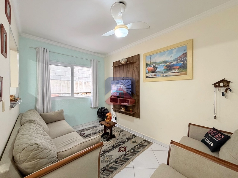 Apartamento 1 Dormitório a 100 metros da Praia – Centro da Vila Caiçara, Praia Grande- venda : 4ª foto da galeria de imagens do imóvel