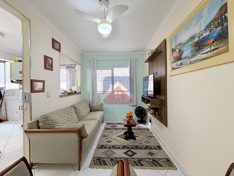 Apartamento 1 Dormitório a 100 metros da Praia – Centro da Vila Caiçara, Praia Grande- venda : 3ª foto da galeria de imagens do imóvel