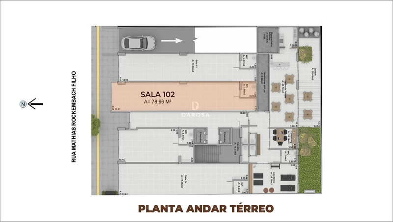 Loja Comercial à Venda no Centro de Lajeado | 78,96 m² | Loja 102 no Titanium: 3ª foto da galeria de imagens do imóvel