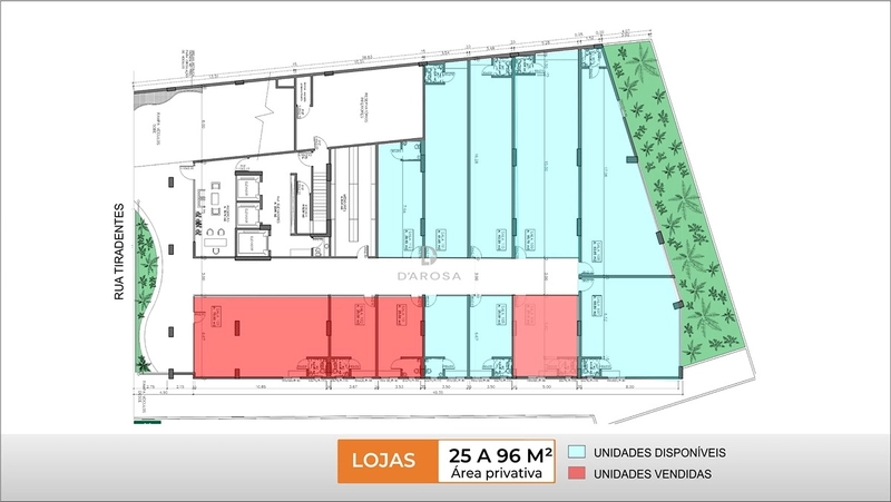 LOJAS COMERCIAIS EM LANÇAMENTO NO CENTRO DE LAJEADO | 25 A 96 M² | PARCELAMENTO EM 60X: 3ª foto da galeria de imagens do imóvel