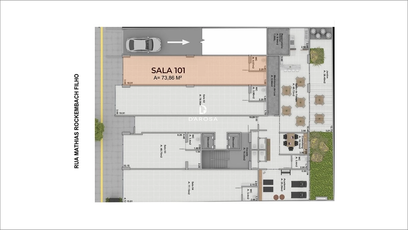 Lançamento | Loja Comercial à Venda no Centro de Lajeado | 73,86 m² | Loja 101 no Titanium: 3ª foto da galeria de imagens do imóvel
