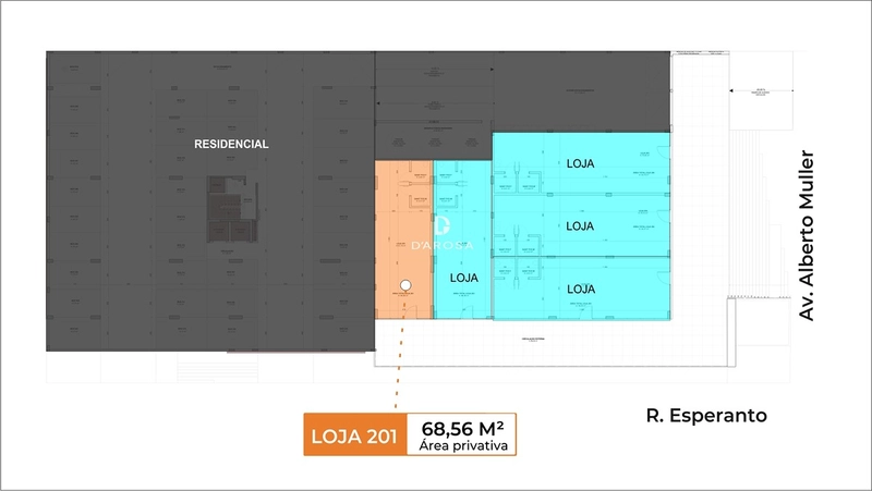 LOJA COMERCIAL À VENDA NO LE PARC BOULEVARD | 68,56 M² PRIVATIVOS | ALTO DO PARQUE | LAJEADO: 5ª foto da galeria de imagens do imóvel