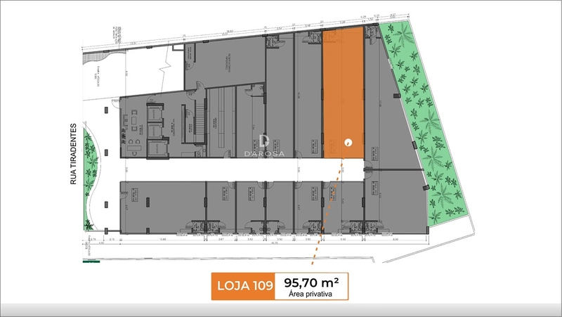 Loja Comercial  com 95,70m² em Lançamento no Centro de Lajeado | Residencial Ária : 5ª foto da galeria de imagens do imóvel