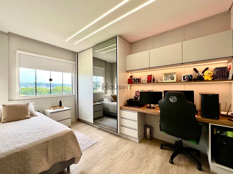 Apartamento com 3 dormitórios e 3 vagas de garagem no Centro de Brusque: 12ª foto da galeria de imagens do imóvel