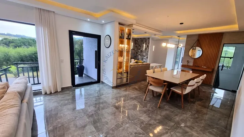 Casa moderna à venda no Campos do Conde em Bragança Paulista/SP! 3 dorms, 2 suítes, lazer completo, segurança e natureza . Agende sua visita: 1ª foto da galeria de imagens do imóvel