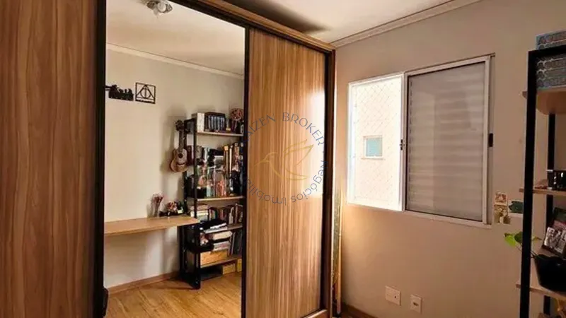 Apartamento semimobiliado à venda no Cond. Jaguary – Bragança Paulista/SP. 2 dormitórios, cozinha equipada, 1 vaga. Aceita financiamento.: 14ª foto da galeria de imagens do imóvel