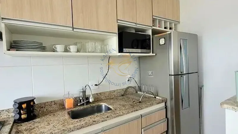 Apartamento semimobiliado à venda no Cond. Jaguary – Bragança Paulista/SP. 2 dormitórios, cozinha equipada, 1 vaga. Aceita financiamento.: 8ª foto da galeria de imagens do imóvel