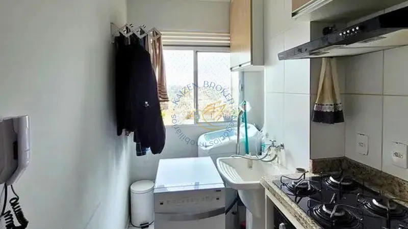 Apartamento semimobiliado à venda no Cond. Jaguary – Bragança Paulista/SP. 2 dormitórios, cozinha equipada, 1 vaga. Aceita financiamento.: 6ª foto da galeria de imagens do imóvel