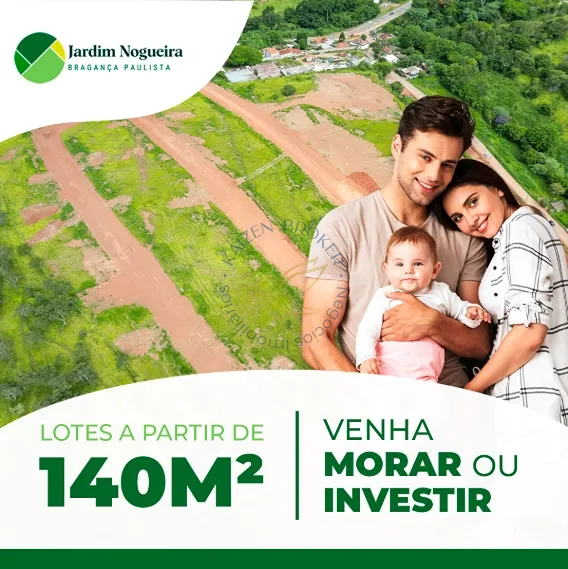 Jardim Nogueira em Bragança Paulista. Lotes com lazer, financiamento direto e acesso rápido ao centro. Ideal para morar ou investir com segurança.: 4ª foto da galeria de imagens do imóvel