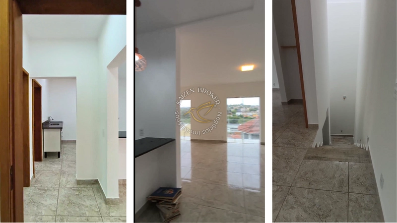 Casa para locação no Centro de Bragança Paulista, com 2 quartos (1 suíte), sala ampla, sacada, 2 vagas e 120m². Valor de R$ 3.000/mês com condomínio incluso.: 3ª foto da galeria de imagens do imóvel