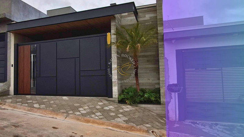 Casa Moderna à Venda Bragança Paulista | 3 Dorms (Suíte) | Villa Verde | Gourmet  | SemiMobiliada: 3ª foto da galeria de imagens do imóvel