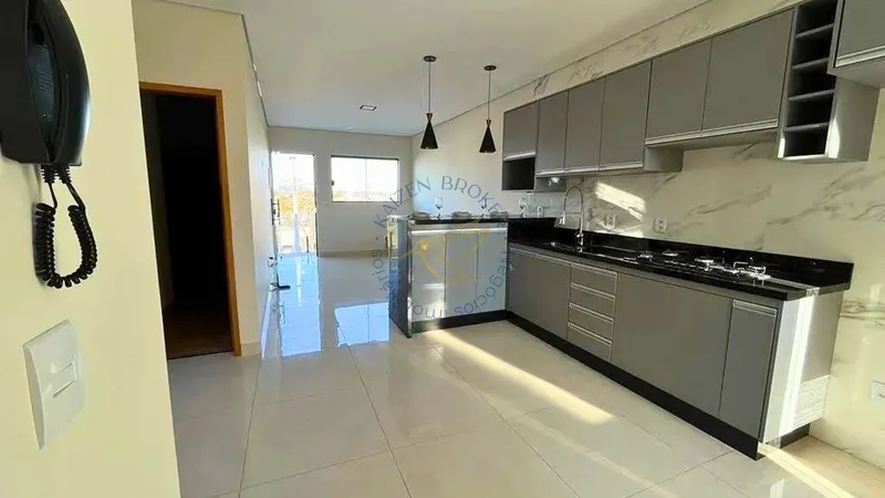 Casa à venda no Residencial Piemonte – Bragança Paulista/SP. 3 dorms, suíte, área gourmet e jardim. Valor: R$ 750 mil.: 1ª foto da galeria de imagens do imóvel