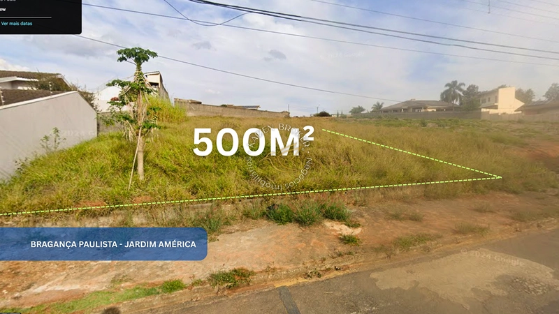 Terreno de 500m² à venda em Bragança Paulista com planta aprovada e documentação regularizada. Ideal para construir com segurança e financiamento bancário.: 2ª foto da galeria de imagens do imóvel