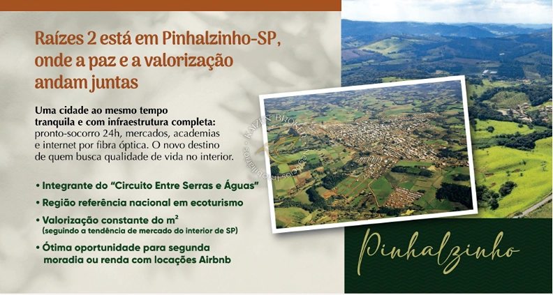 Chácaras Raízes 2 em Pinhalzinho SP: loteamento fechado com lazer completo, lotes a partir de 1.000m² e parcelamento em até 120 vezes sem análise de crédito.: 3ª foto da galeria de imagens do imóvel