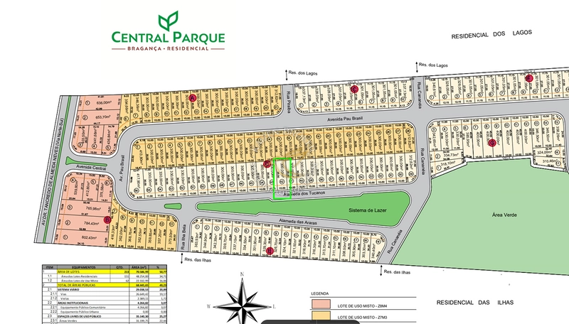 🎯 Terreno Exclusivo 300m² Central Parque | De Frente Praça e Lazer Completo | Quitado e Plano: 8ª foto da galeria de imagens do imóvel