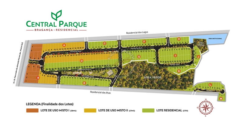 🎯 Terreno Exclusivo 300m² Central Parque | De Frente Praça e Lazer Completo | Quitado e Plano: 5ª foto da galeria de imagens do imóvel
