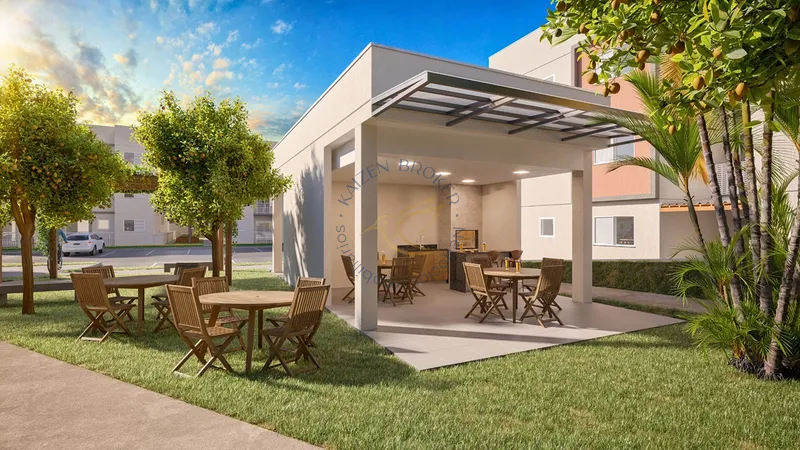 Condomínio Raízes em Bragança Paulista/SP. Apto novo com 2 dorms, garden ou sacada, lazer completo, entrada facilitada e financiamento. Viva com segurança e natureza!: 9ª foto da galeria de imagens do imóvel