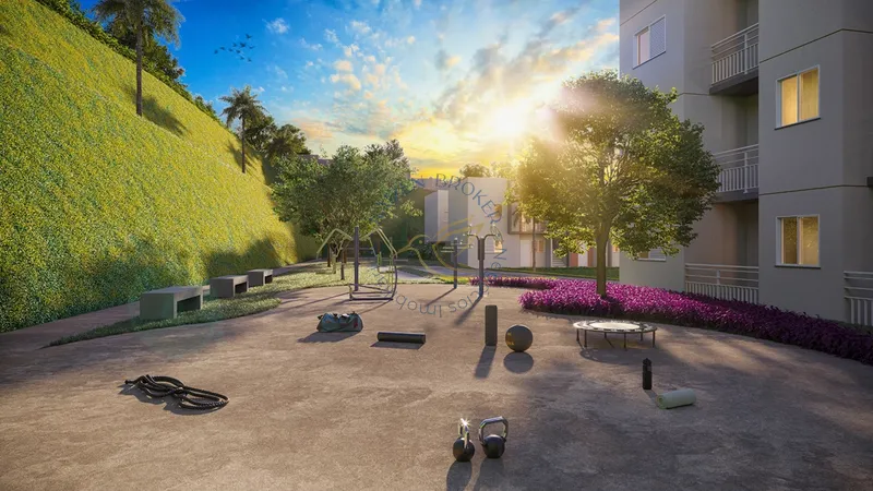 Condomínio Raízes em Bragança Paulista/SP. Apto novo com 2 dorms, garden ou sacada, lazer completo, entrada facilitada e financiamento. Viva com segurança e natureza!: 14ª foto da galeria de imagens do imóvel