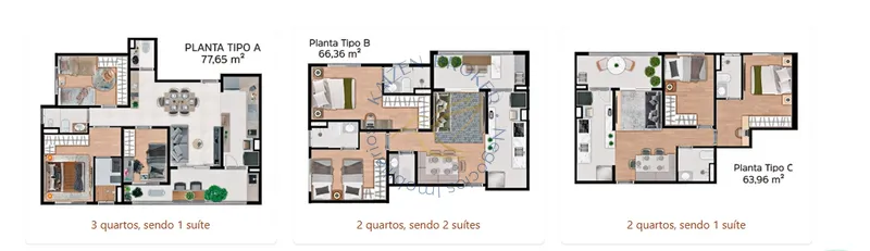 Invista ou more com qualidade em Bragança Paulista. Apartamentos de 2 e 3 dormitórios no Colinas do Lago, com infraestrutura completa e entrega prevista para 2026.: 11ª foto da galeria de imagens do imóvel