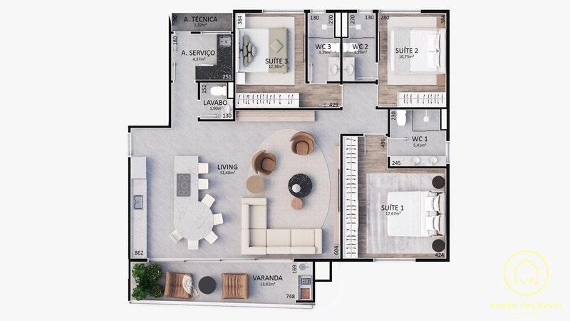 FACHADA ÚNICA  EM ITAJAÍ: 18ª foto da galeria de imagens do imóvel