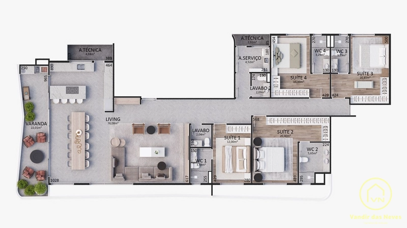 FACHADA ÚNICA  EM ITAJAÍ: 19ª foto da galeria de imagens do imóvel