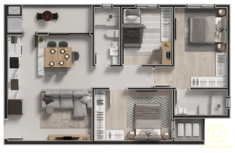 PRIMEIRO HOME CLUE EM CORDEIROS: 5ª foto da galeria de imagens do imóvel