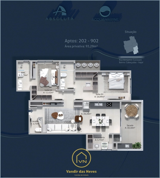 SEU APARTAMENTO PARA DESCANSAR: 3ª foto da galeria de imagens do imóvel
