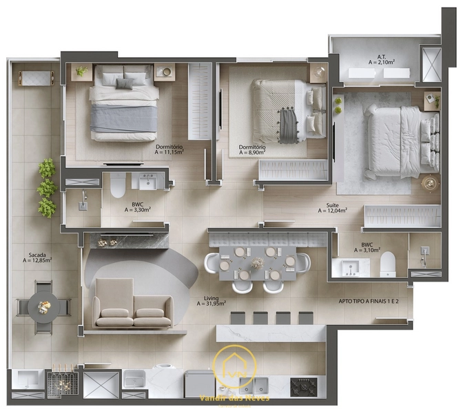 LANÇAMENTO NA PRAIA BRAVA: 20ª foto da galeria de imagens do imóvel