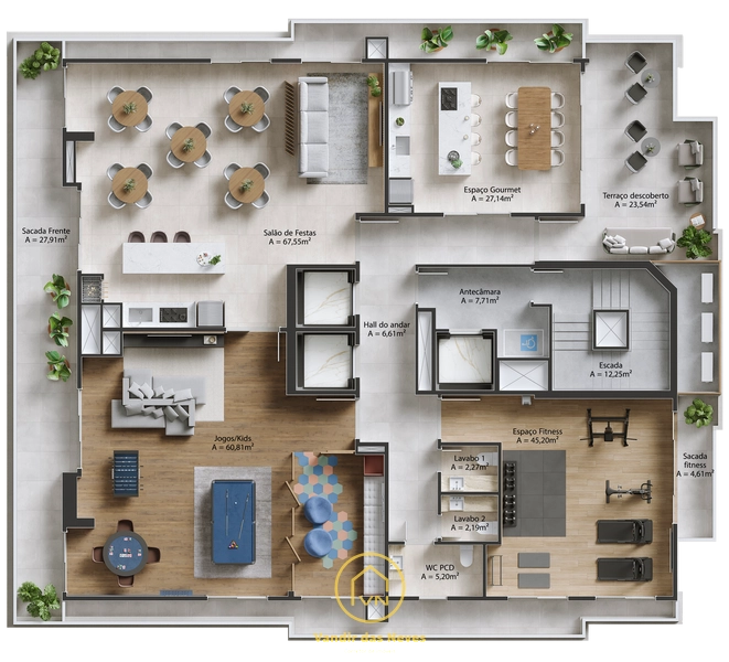 LANÇAMENTO NA PRAIA BRAVA: 13ª foto da galeria de imagens do imóvel