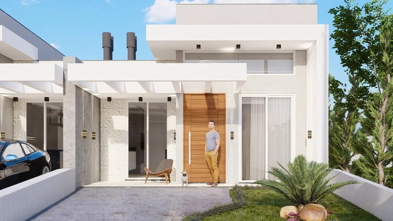 CASA GEMINADA COM SUITE NA ZONA NORTE LADO MAR: 3ª foto da galeria de imagens do imóvel