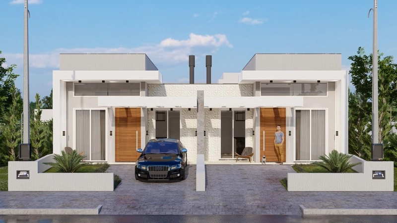CASA GEMINADA COM SUITE NA ZONA NORTE LADO MAR: 1ª foto da galeria de imagens do imóvel