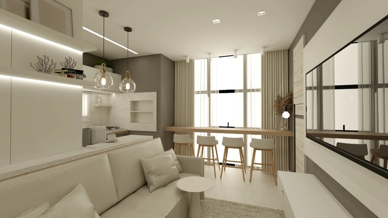 APARTAMENTO 2 DORMITÓRIOS EM CAPÃO DA CANOA/NAVEGANTES: 3ª foto da galeria de imagens do imóvel