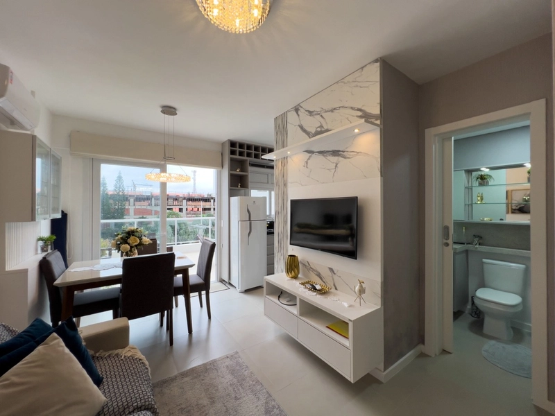 APARTAMENTO 1 DORMITÓRIO COM TERRAÇO: 8ª foto da galeria de imagens do imóvel