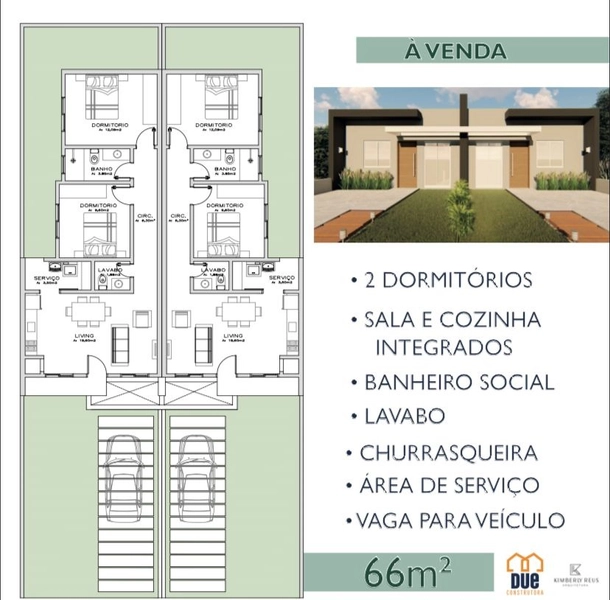 CASA COMPOSTA POR 2 DORMITÓRIOS EM CAPÃO DA CANOA!: 1ª foto da galeria de imagens do imóvel